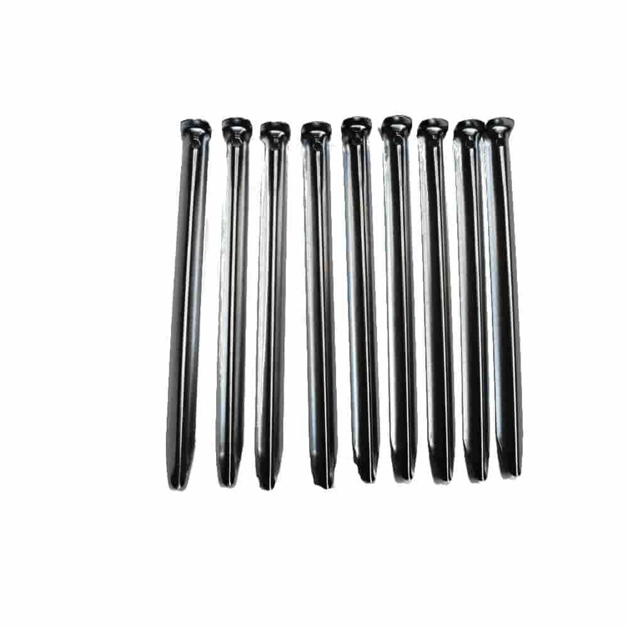 Boni-Shop Zelthering Heringe Set 10 Stück, verzinkt, 23cm, Camping Zubehör