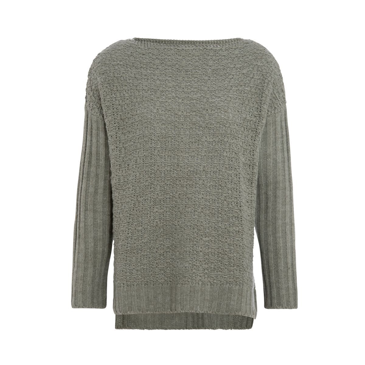 Knit Factory Strickpullover Emily Strickpullover Urban Green 40/42 (1-tlg)