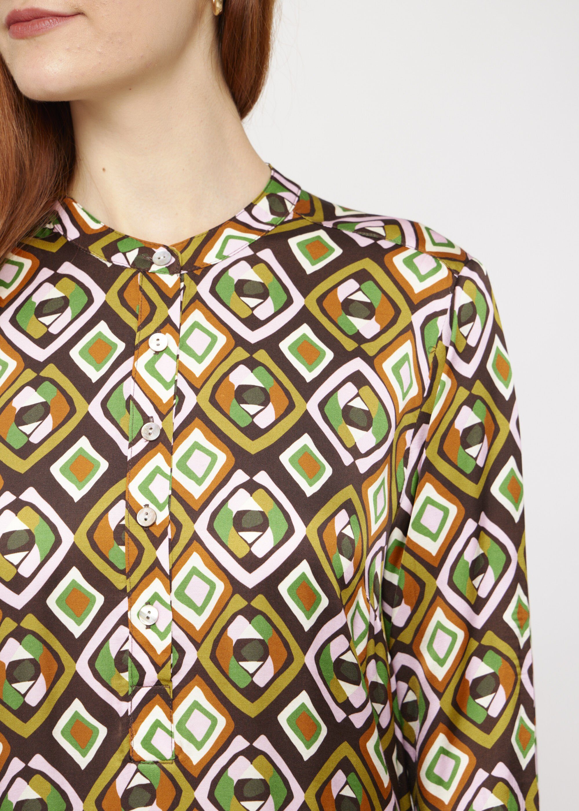 VICCI Germany A-Linien-Kleid mit Print geometrischem