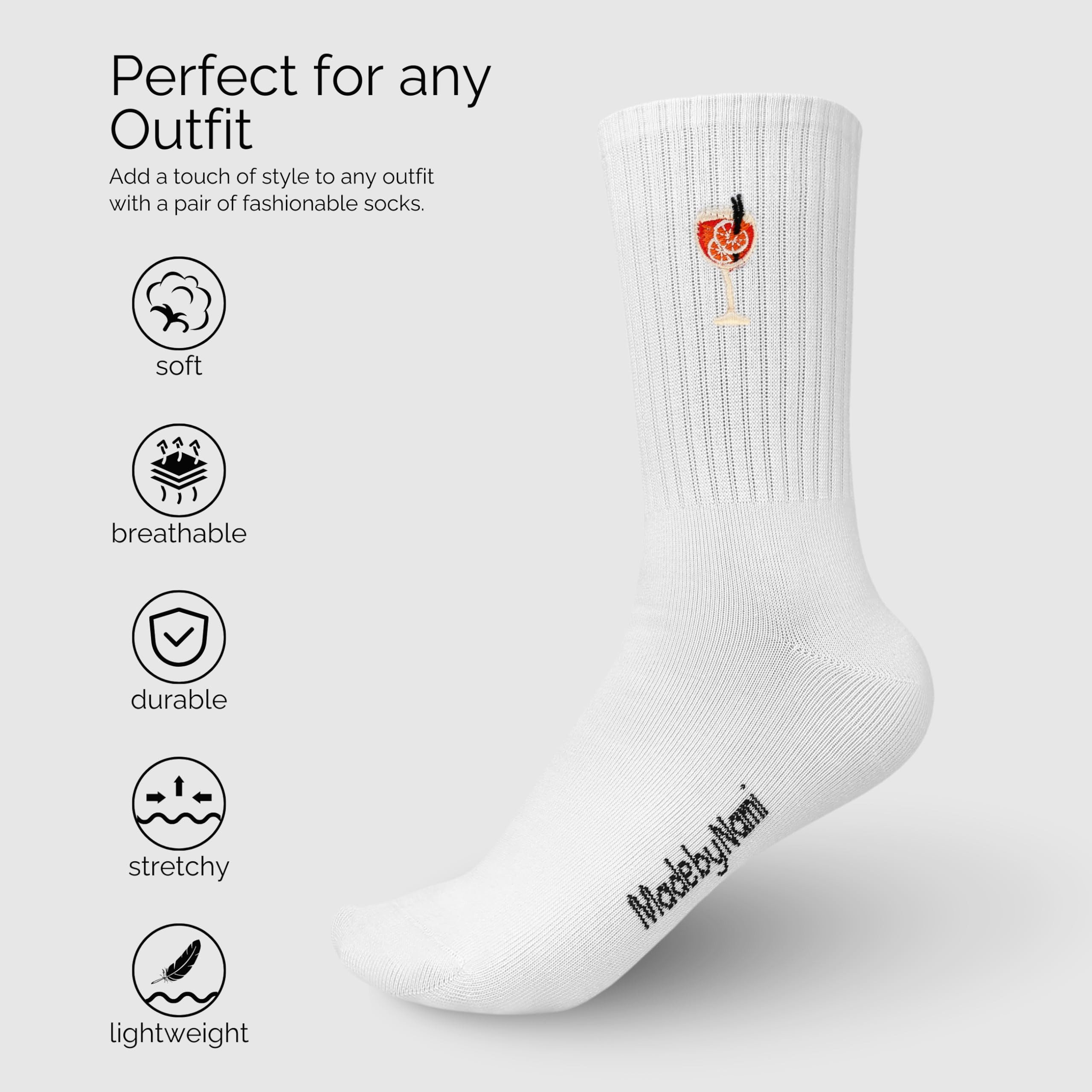 Made by Nami Socken Lustige Socken Damen & Herren mit Motiv Aperol Spritz & Bier (Set, 2 Paar) Festival Accessoires