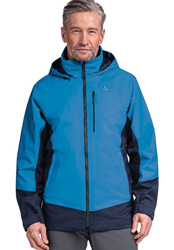 Funktionsjacke Trekking-Wanderjacke ZipIn Stanzach (wasserdicht) hellblau Herren
