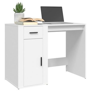 vidaXL Schreibtisch Schreibtisch Weiß 100x49x75 cm Holzwerkstoff
