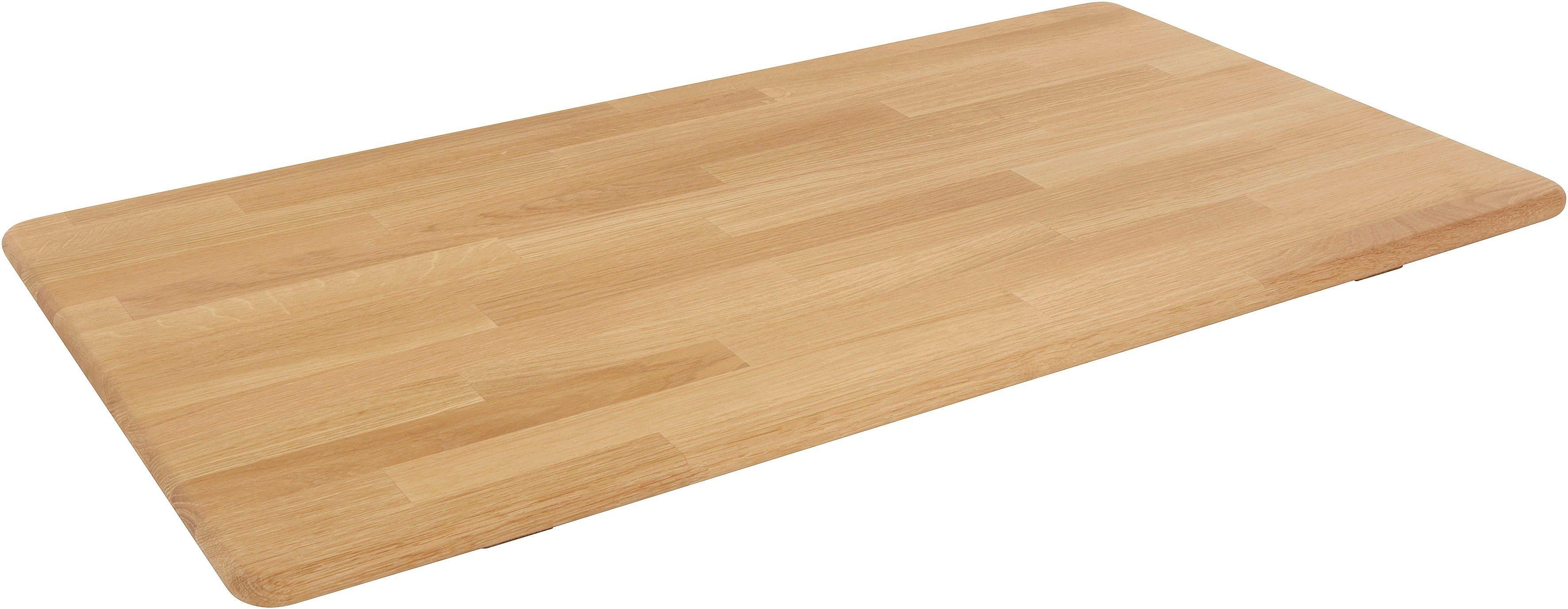 OTTO home Ansteckplatte Toarp, Massivholz Eiche