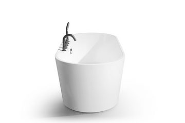 JVmoebel Badewanne Zeitgenössisch Wanne Acryl Badewanne Badezimmer Weiß Standbadewanne, (1-tlg), Made in Europa