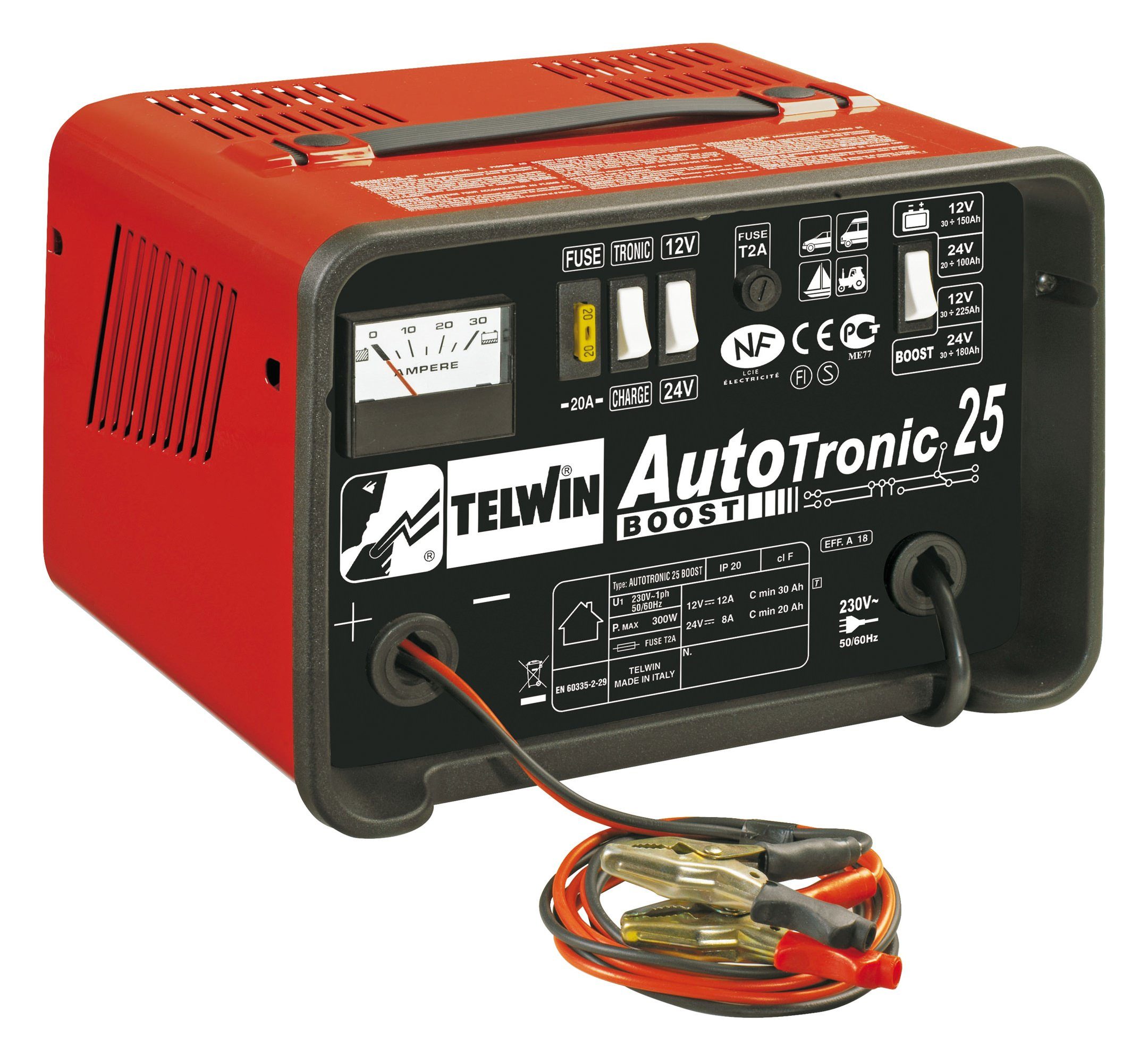 TELWIN Batterie-Ladegerät (18000 mA, Autotronic 25 Boost)