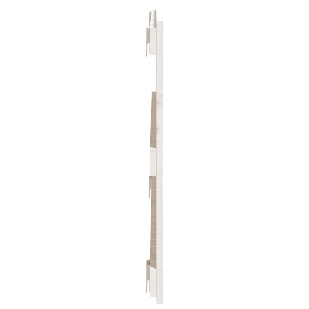 St) Kiefer, Weiß Massivholz 95,5x3x60 vidaXL (1 Wand-Kopfteil cm Kopfteil