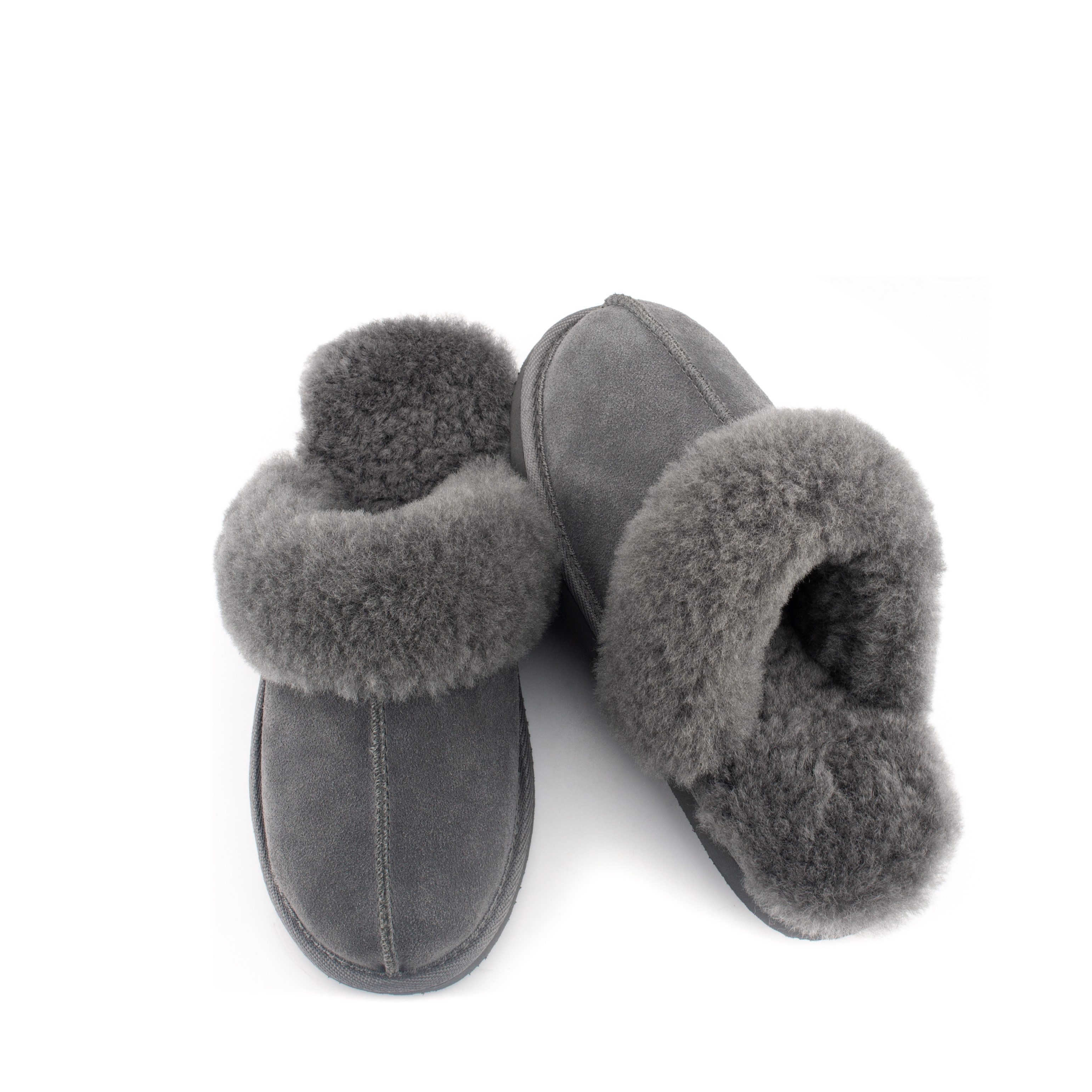 RAIKOU Damen Шлепанцы Slipper aus luxuriösem australischem Lammerfell Plüsch Домашняя обувь echtem weicher Merinowolle 100% natürliche Materialien