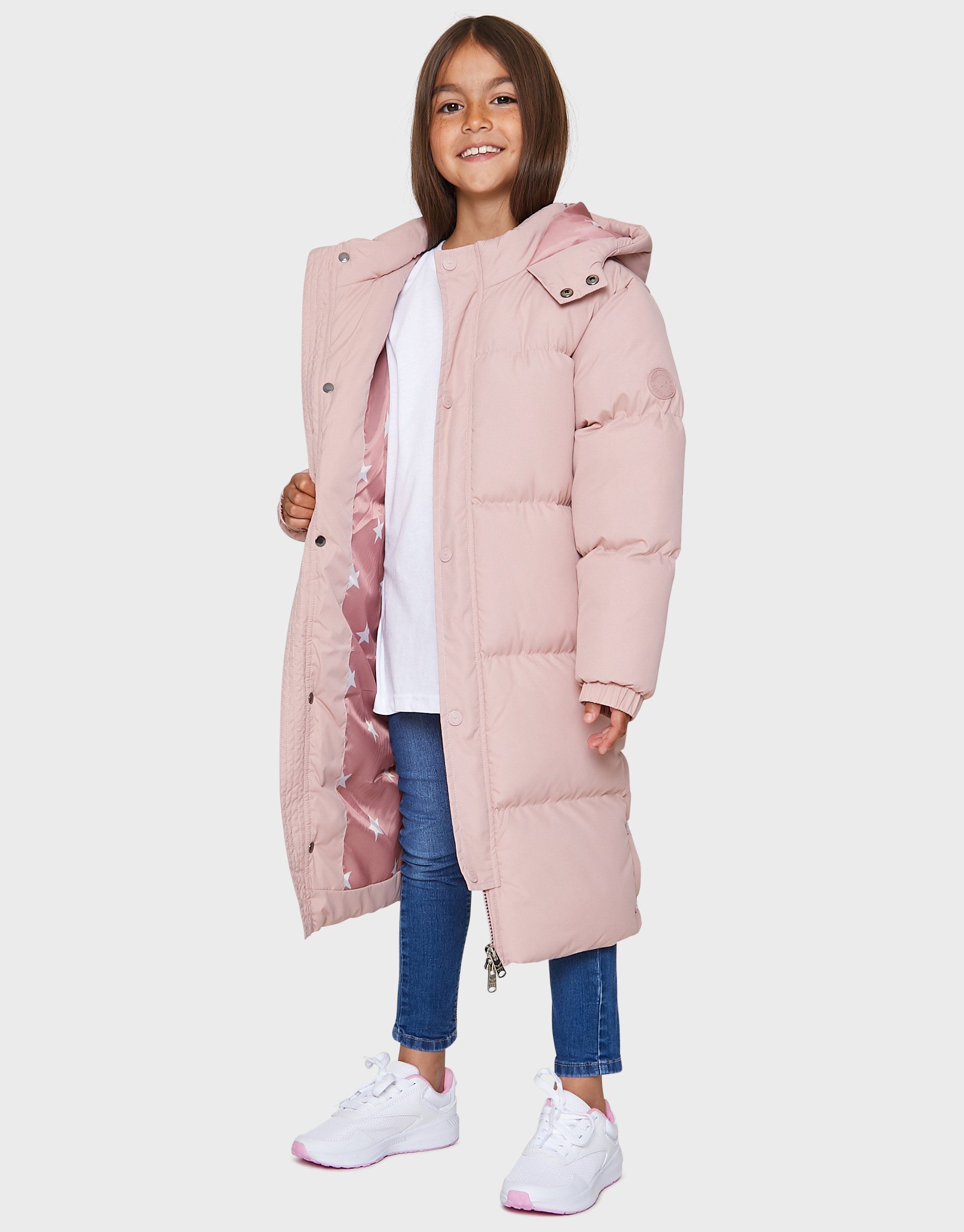 Threadgirls Kurzmantel Nasma (1-tlg) mit langem Schnitt