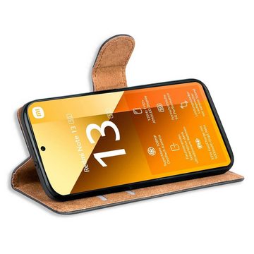 CoolGadget Handyhülle Book Case Handy Tasche für Xiaomi Redmi Note 13 5G 6,67 Zoll, Hülle Klapphülle Flip Cover für Redmi Note 13 5G Schutzhülle stoßfest