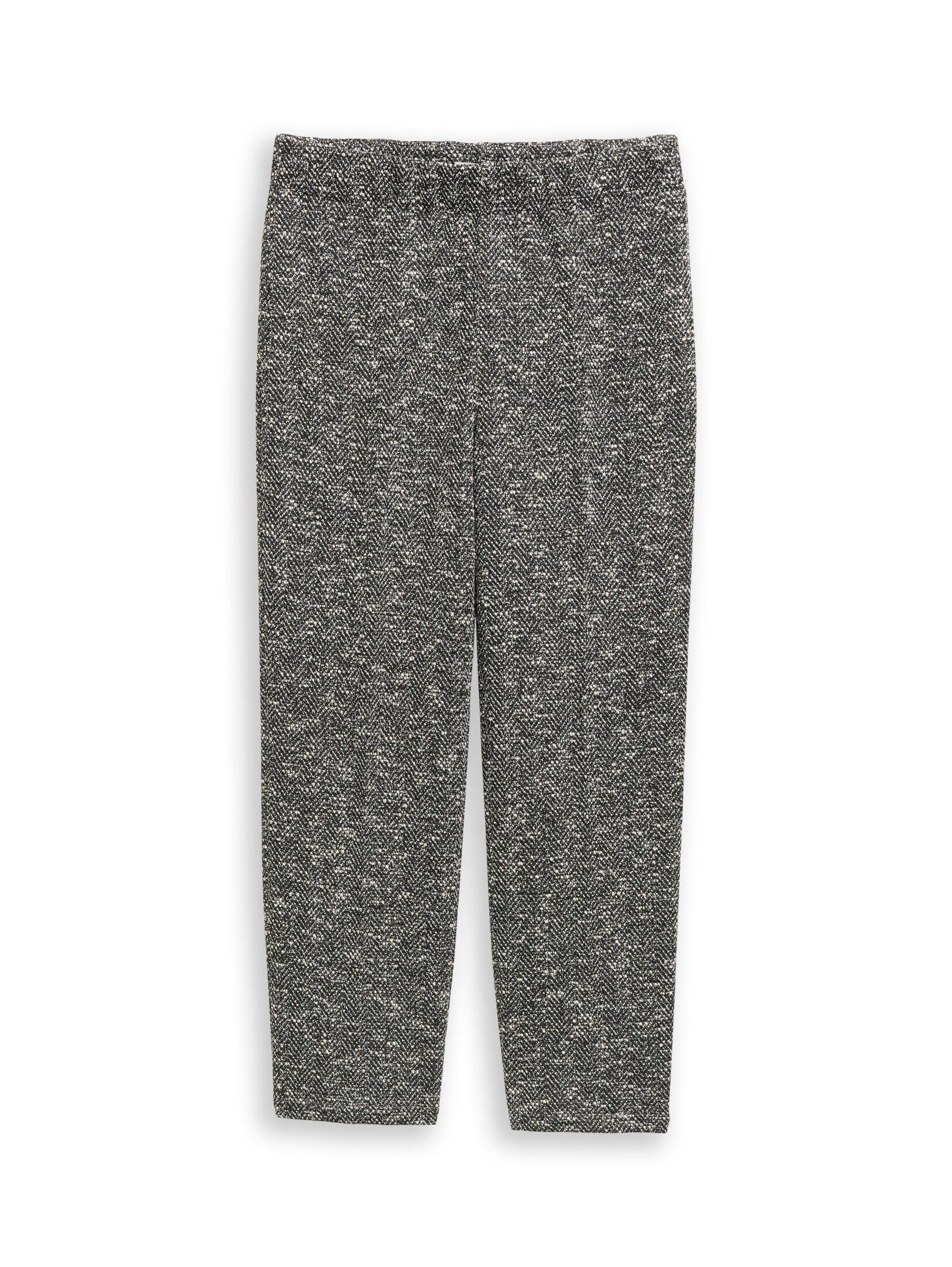 TOM TAILOR 7/8-Hose Hosen & Chino TTLEA Straight Bouclé Hose