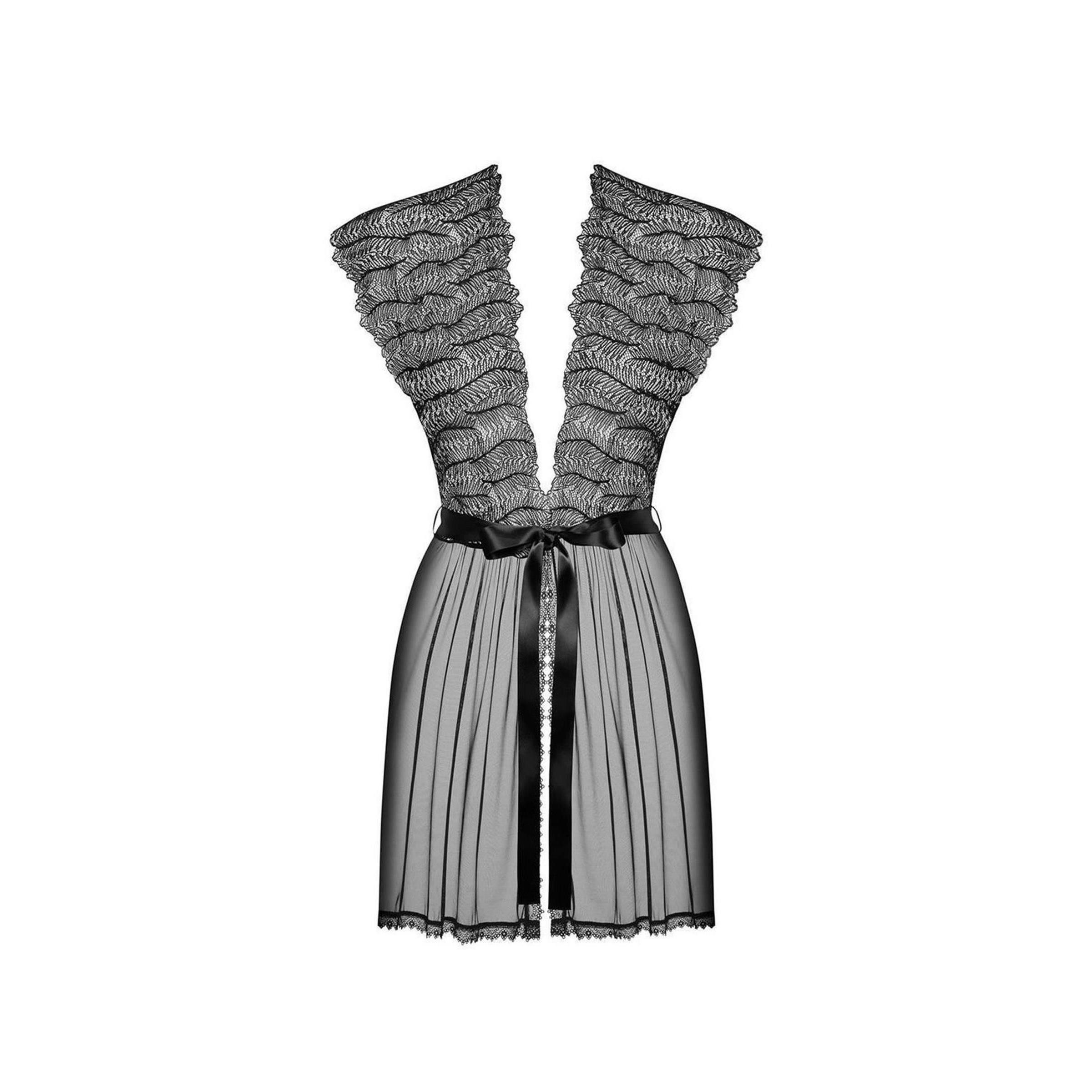 Obsessive Kimono OB Romanesa peignoir black - (L/XL,S/M)