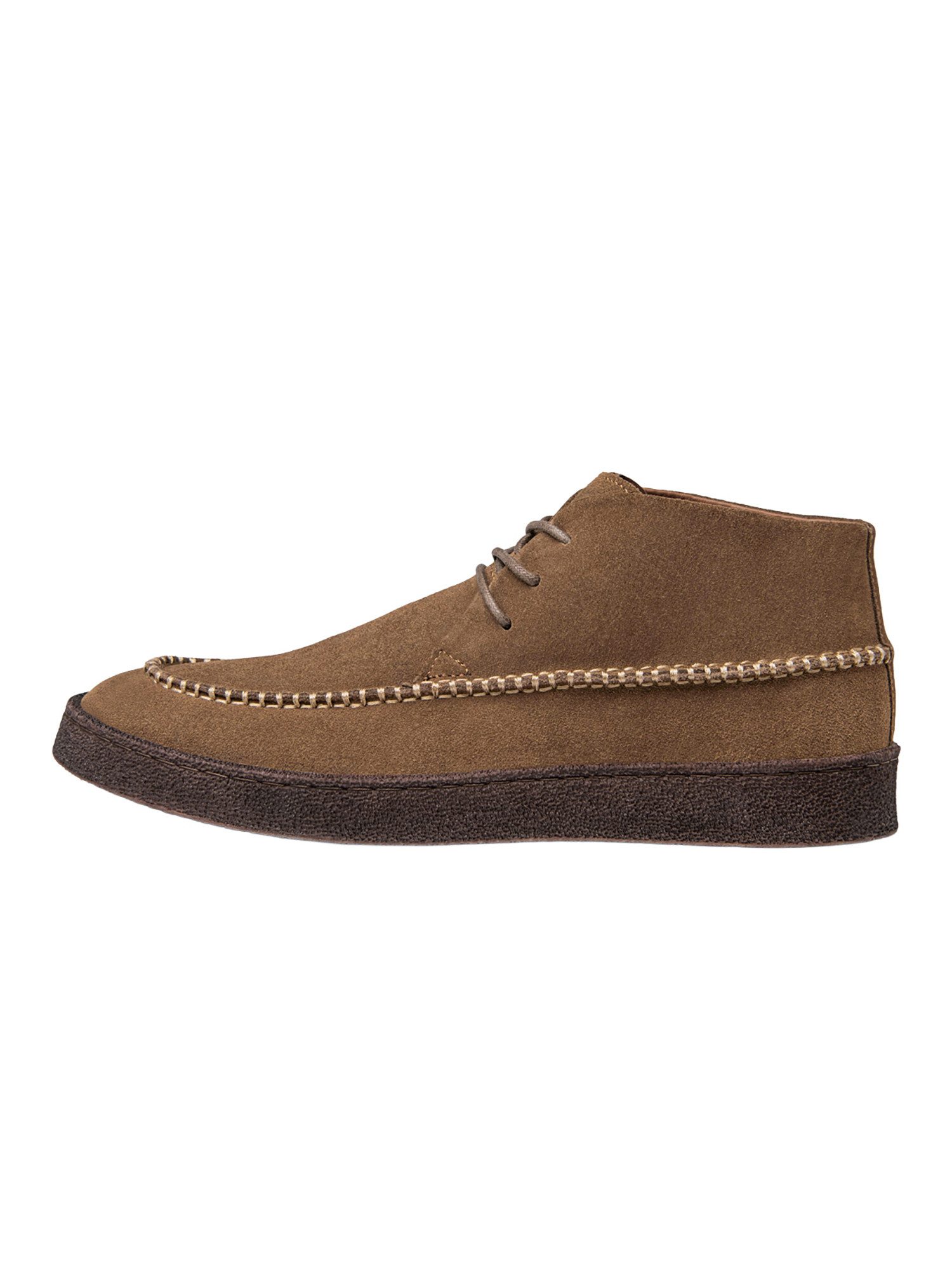 OMBRE Shoes OM-FOBO-0257 V-1 beige 40 Beige 40 Ankleboots (kein Set) aus echtem Leder