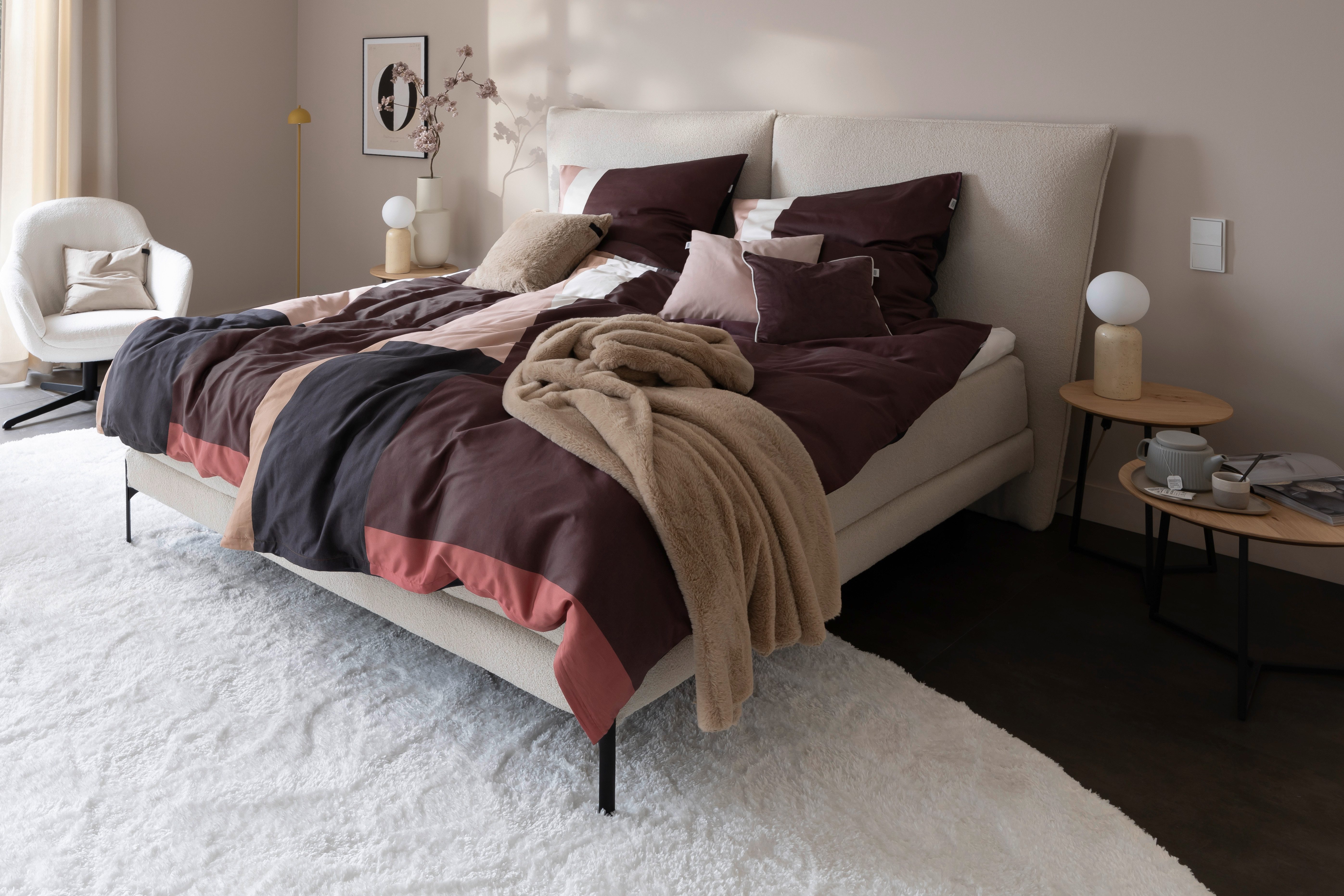 SCHÖNER WOHNEN-Kollektion Wendebettwäsche Jolie, Satin, aus 100% Baumwolle