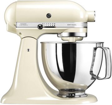 KitchenAid Küchenmaschine 5KSM125EAC, 300 W, 4,8 l Schüssel, Gratis Fleischwolf+Gemüseschneider mit 3 Trommeln