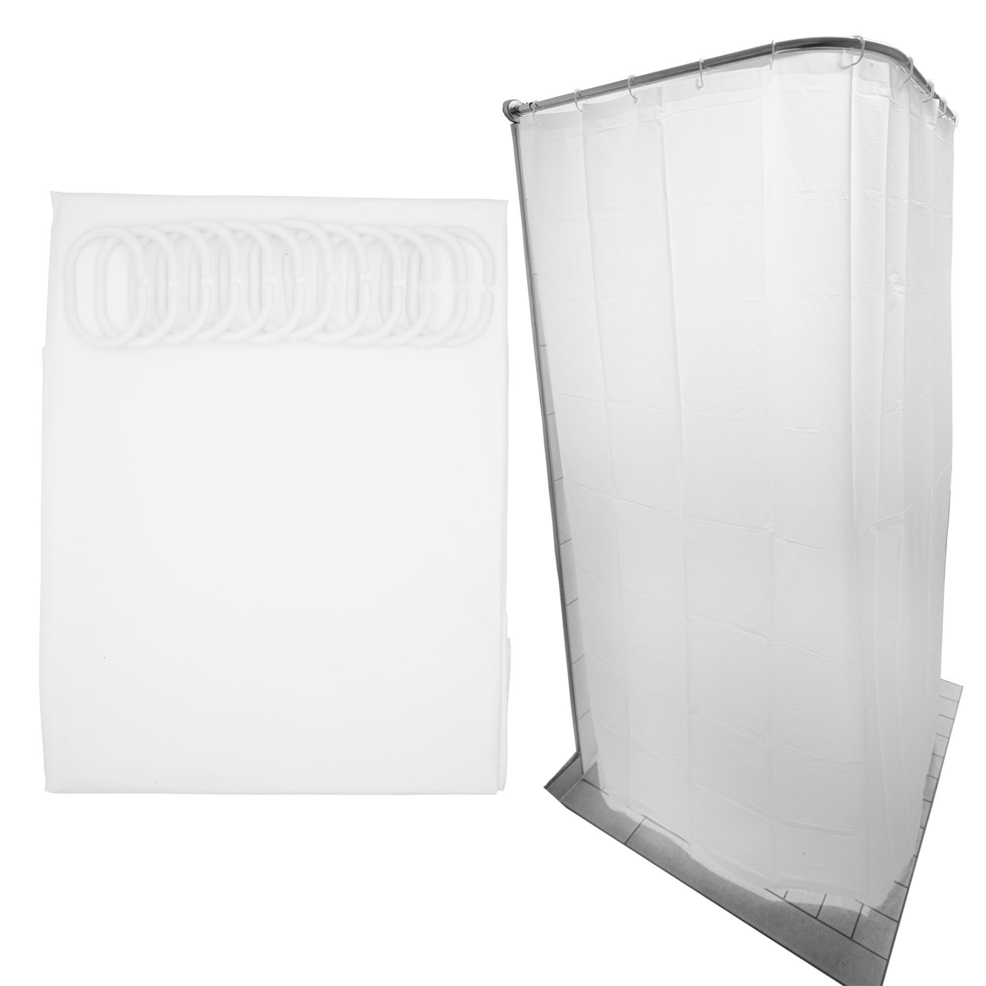 BENSON Duschvorhang Duschvorhang 180x200 cm Badewannenvorhang, Ersatzvorhan günstig online kaufen