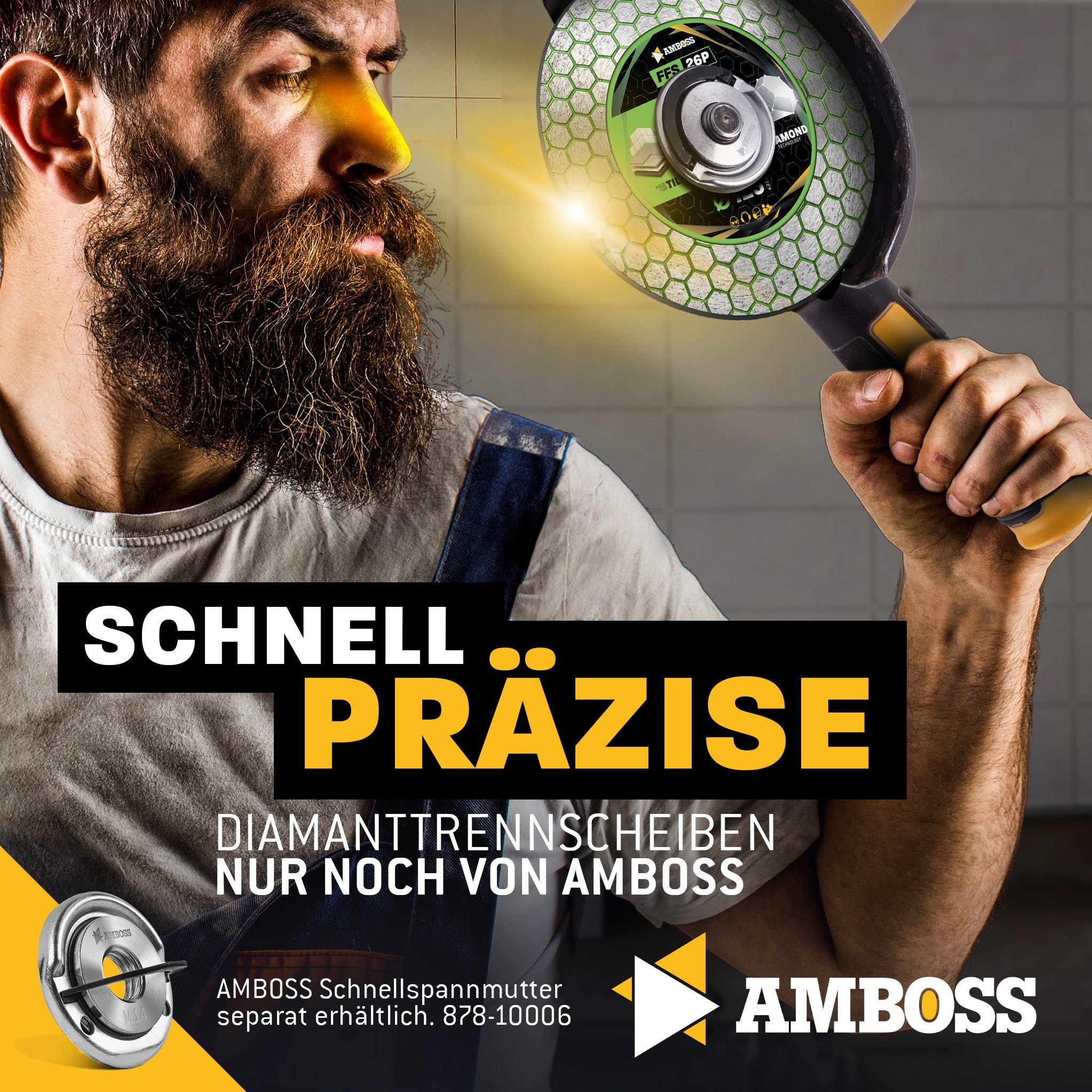 Amboss Werkzeuge Kreissägeblatt Amboss FFS Trennscheibe 22.2, mm mm x 125 (Dicke) 26P 22.2 (Bohrung) Diamant x 2 2