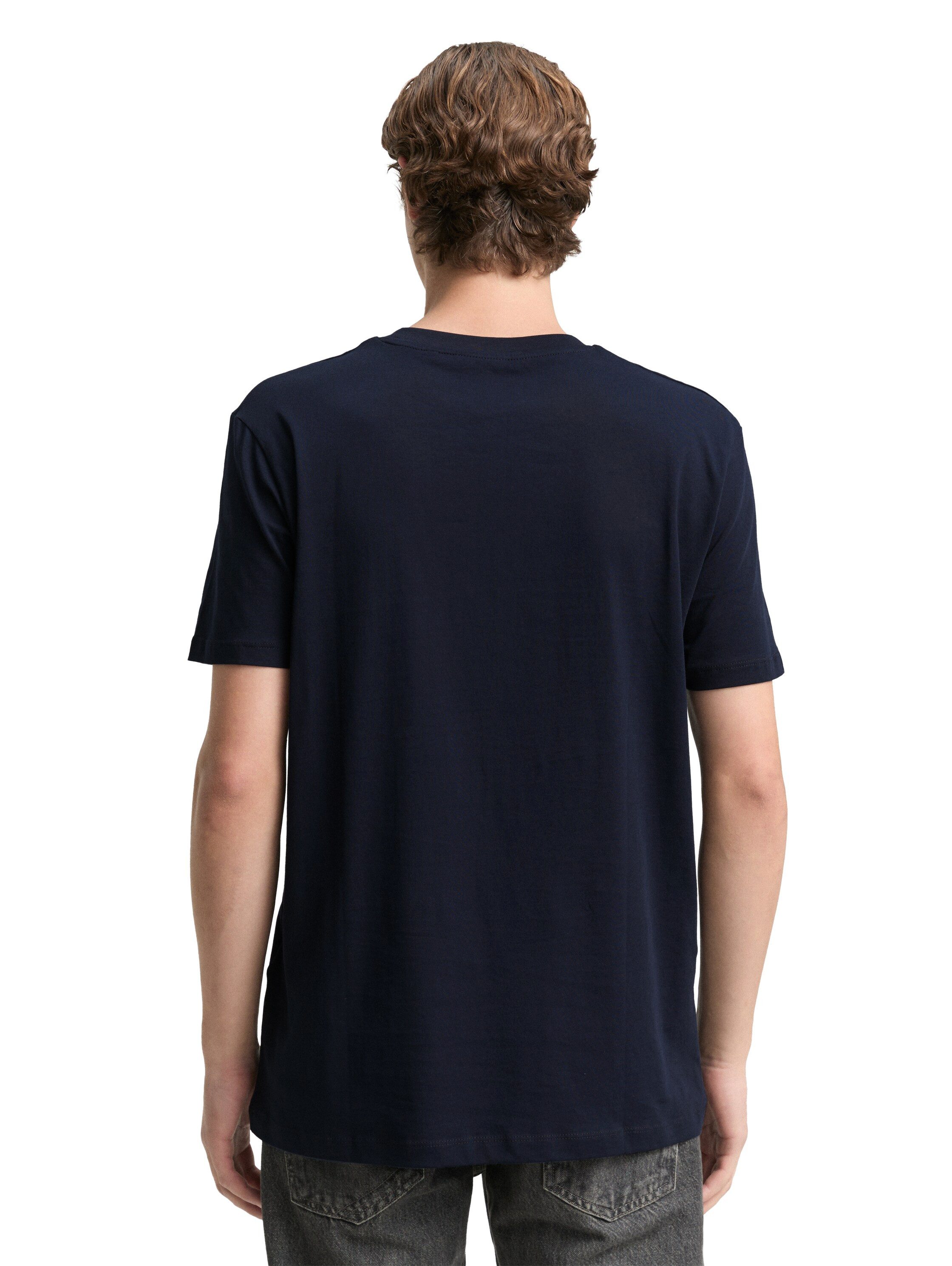 TOM TAILOR Denim T-Shirt mit Logofrontprint günstig online kaufen