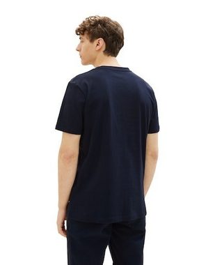 TOM TAILOR Denim T-Shirt mit Logofrontprint