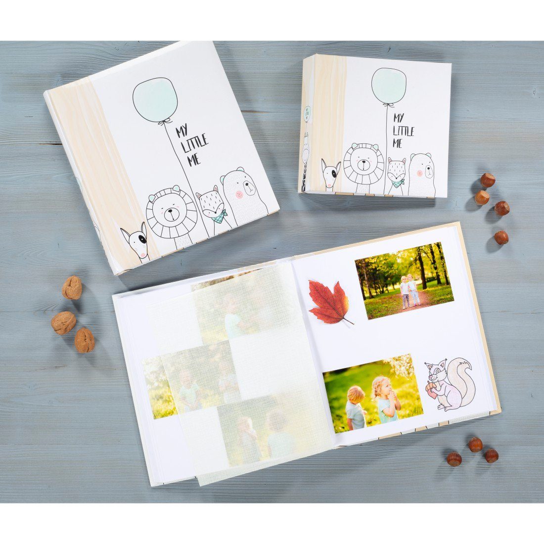 Hama Fotoalbum Kinderalbum "My Little Me", 29x32 cm, 60 weiße Seiten, max. 240 Fotos