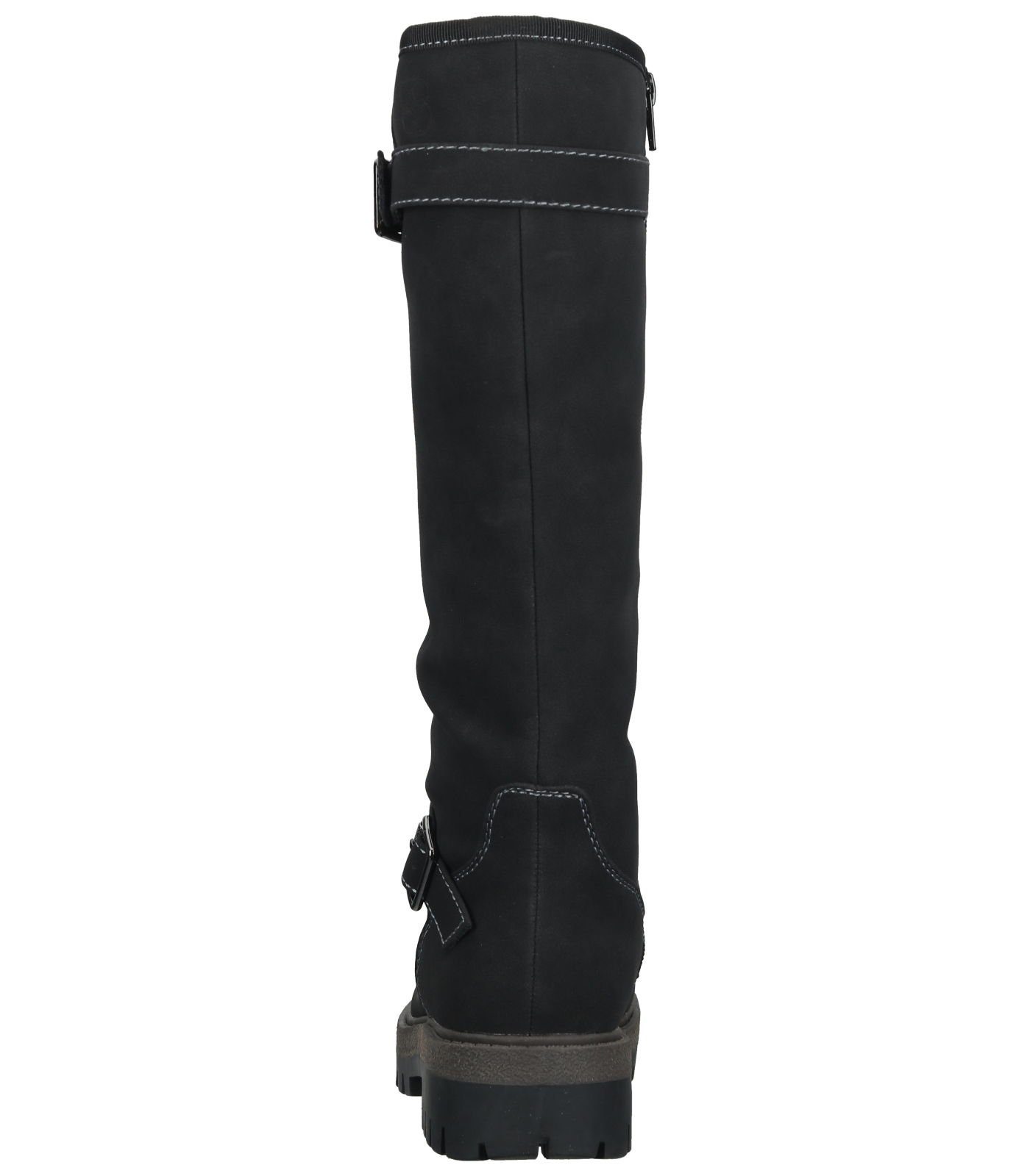 Stiefel Lederimitat Schwarz Stiefel s.Oliver