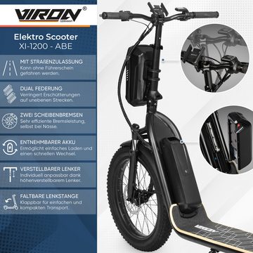 Viron E-Scooter mit Straßenzulassung ABE Elektro Scooter Elektroroller eKFV Zulassung
