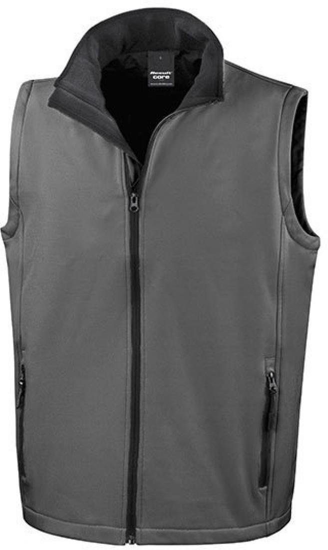 Funktionsweste Herren Soft Shell Bodywarmer / Wasserabweisend, atmungsaktiv