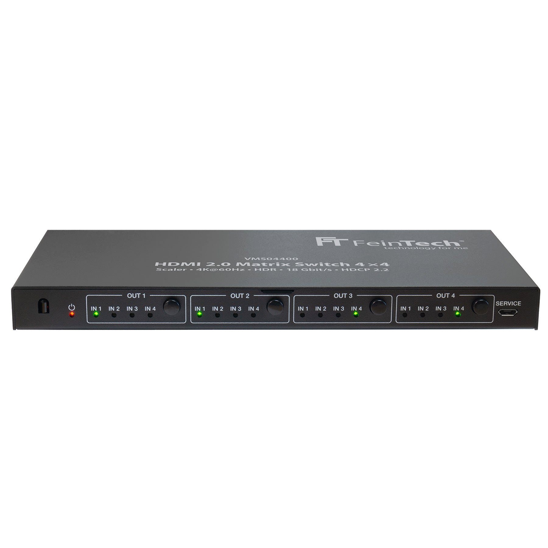 Audio / Video Matrix-Switch VMS04400 HDMI 2.0 Matrix Switch 4x4