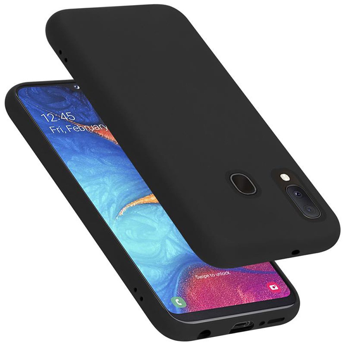 Cadorabo Handyhülle für Samsung Galaxy A10e / A20e Hülle Samsung Galaxy A10e / A20e, Flexible Hülle TPU Silikon Schutzhülle Back Cover Case