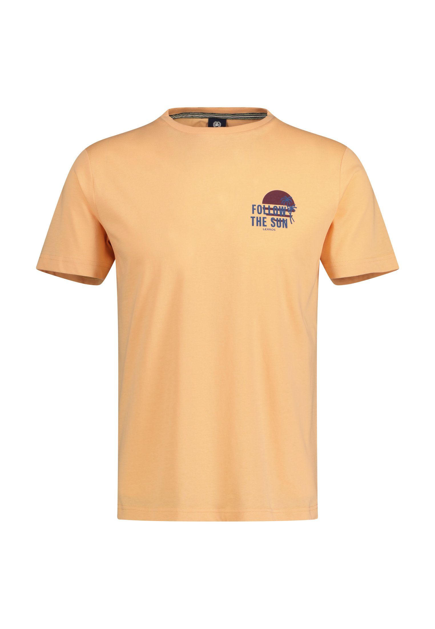 the *Follow PEACH Brustprint LERROS GENTLE T-Shirt mit T-Shirt LERROS sun*