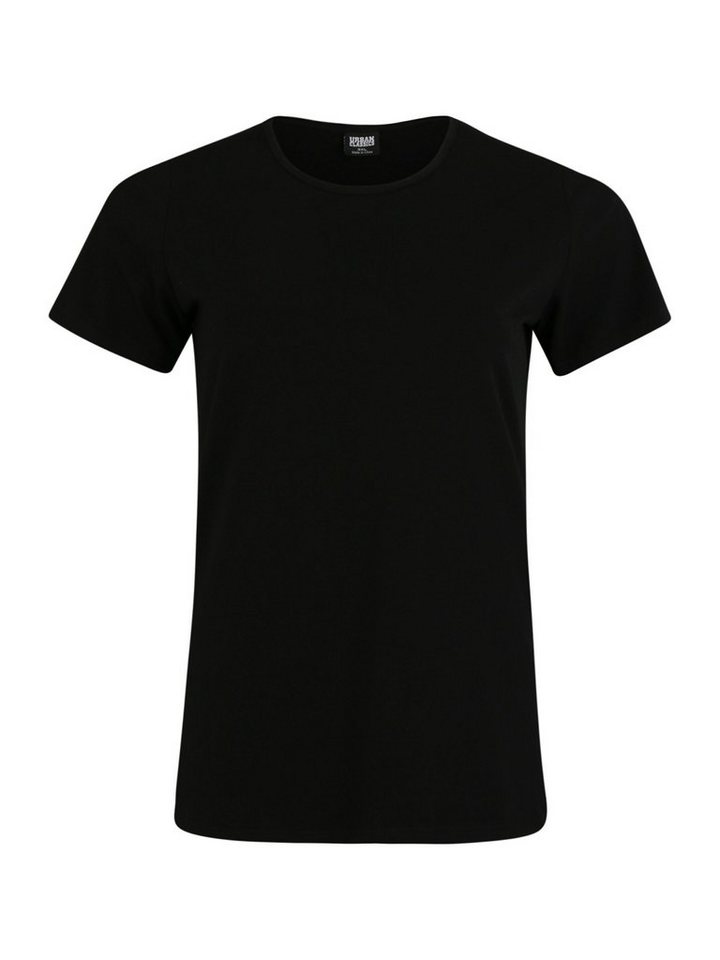 URBAN CLASSICS T-Shirt (1-tlg) Spitze, Plain/ohne Details, Ton-in-Ton-Nähte
