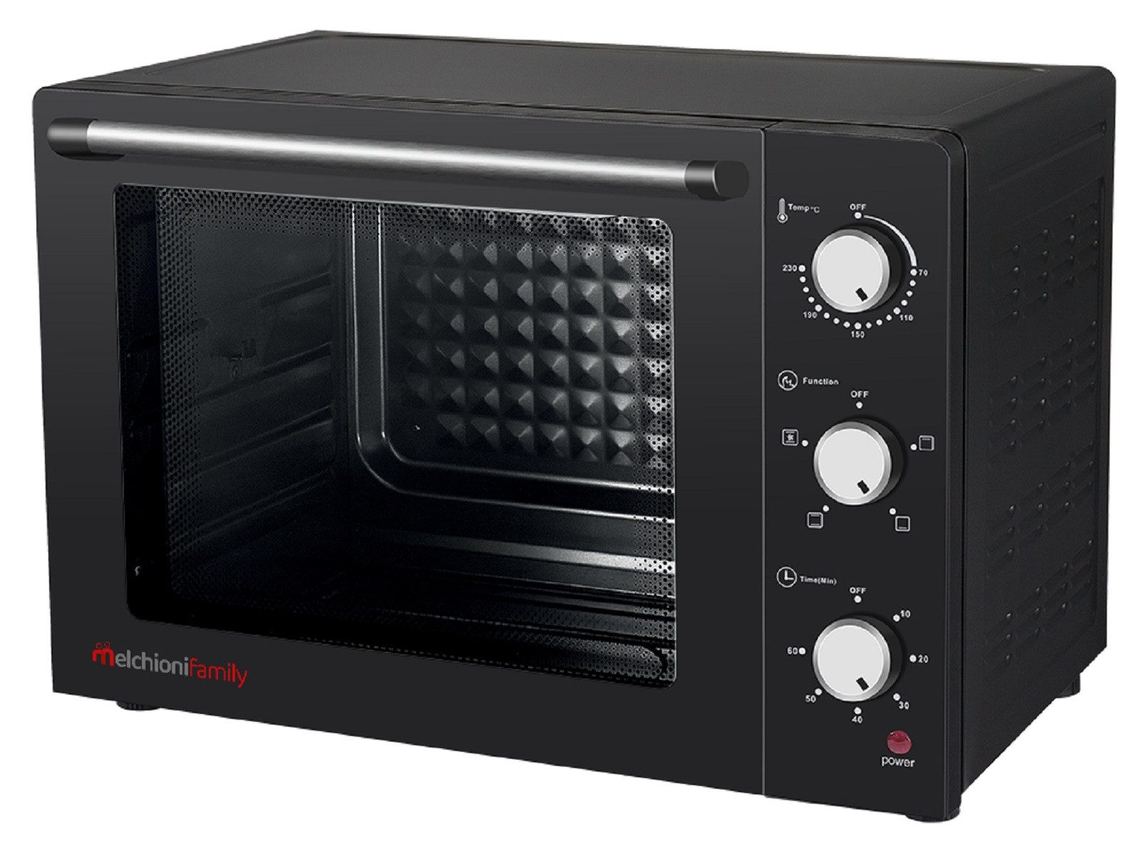Minibackofen 2200 W ENJOY 63 – Elektrischer Mini-Ofen mit Drehspieß
