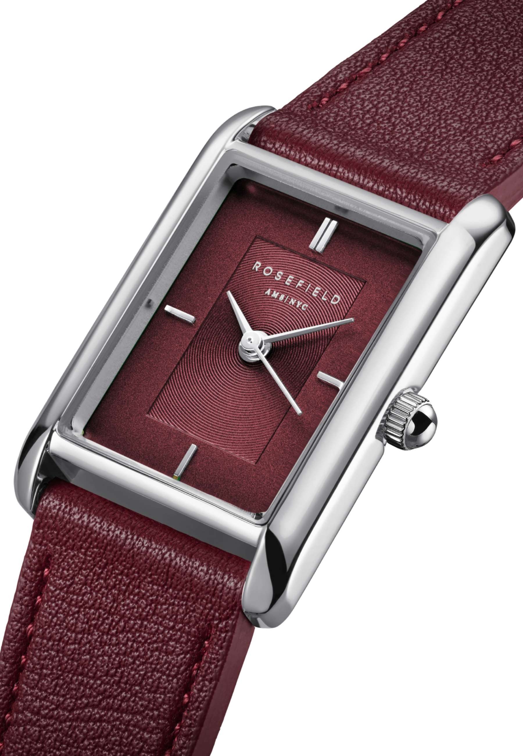 ROSEFIELD Quarzuhr ROSEFIELD Damenuhr Heirloom 30.6mm Rot