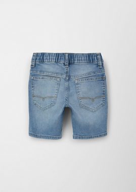 s.Oliver Jeansshorts Jeans-Bermuda Joggstyle Brad / Slim Fit / Mid Rise / Slim Leg angedeuteter Tunnelzug