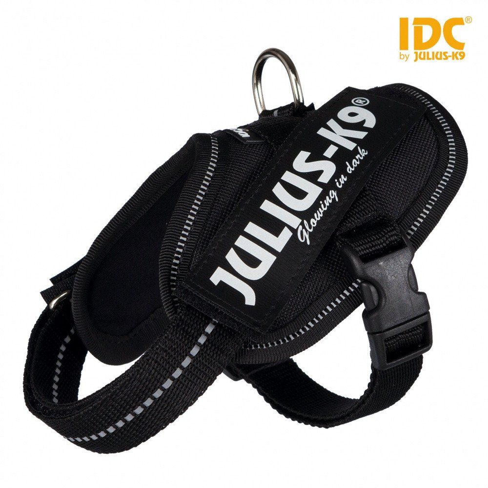 Julius-K9 Hunde-Powergeschirr IDC Powergeschirr schwarz