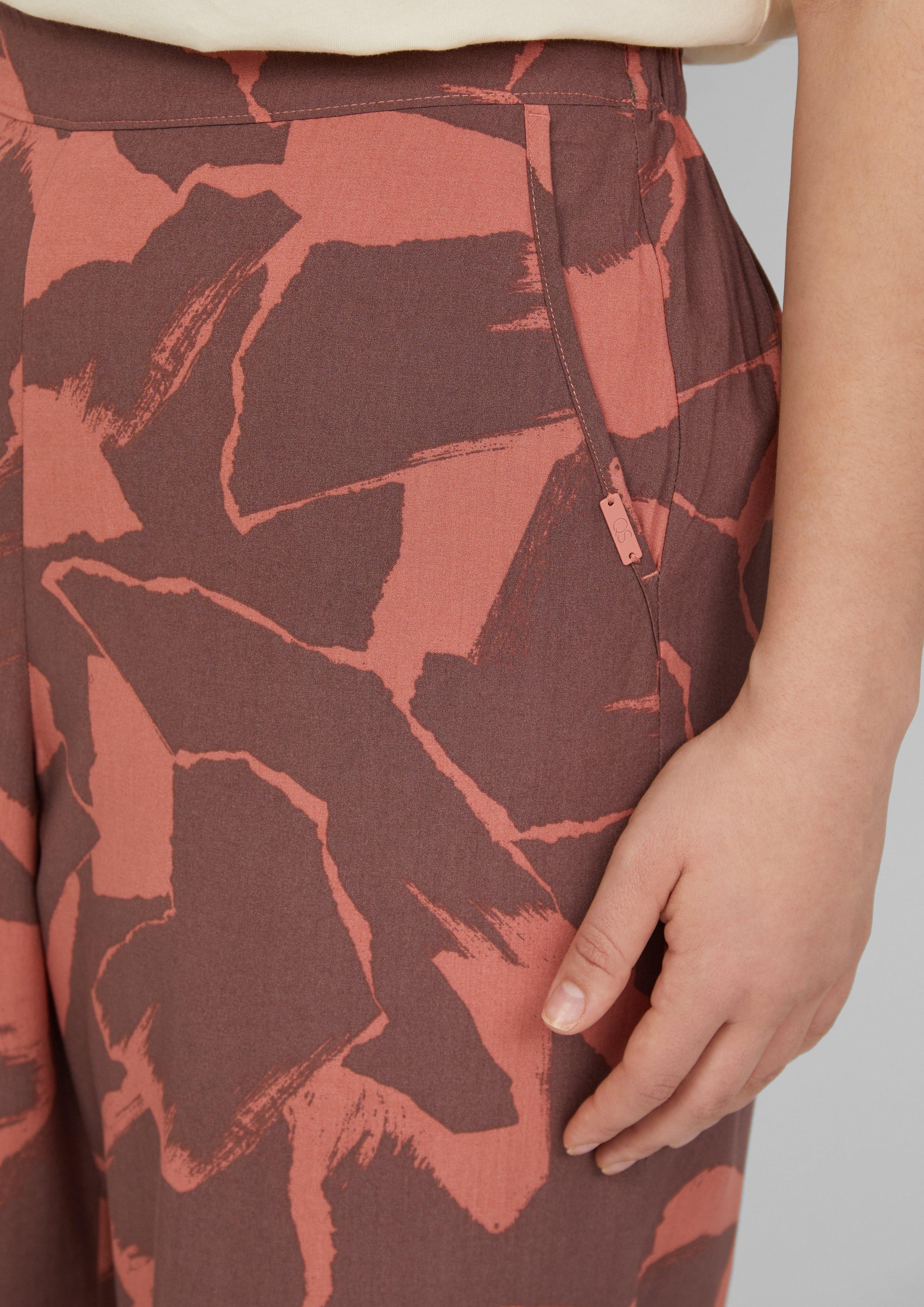 QS Stoffhose Hose aus Viskose mit günstig online kaufen