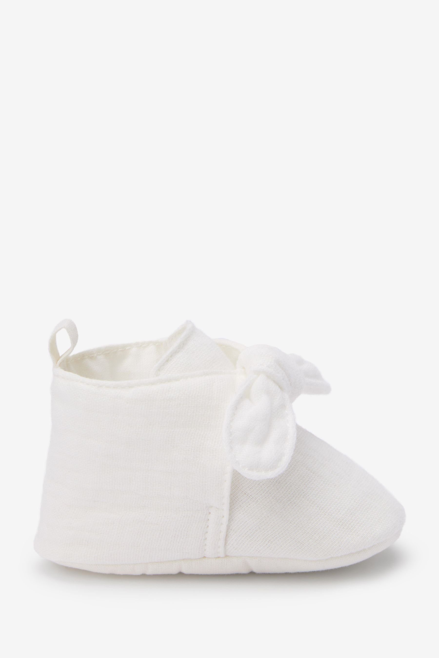 Next Stiefelchen zum Binden Babystiefel (1-tlg) White