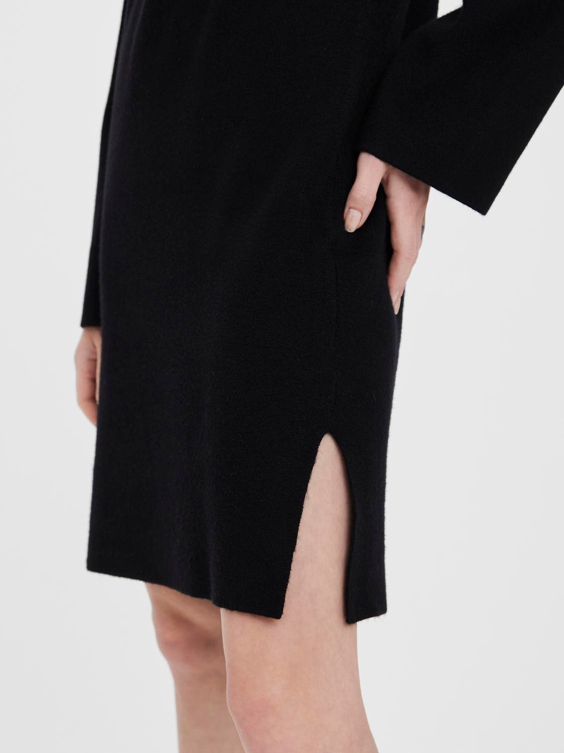 Vero Moda Strickkleid VMGOLDNEEDLE WIDE LS ONCK DRESS REP LCS günstig online kaufen