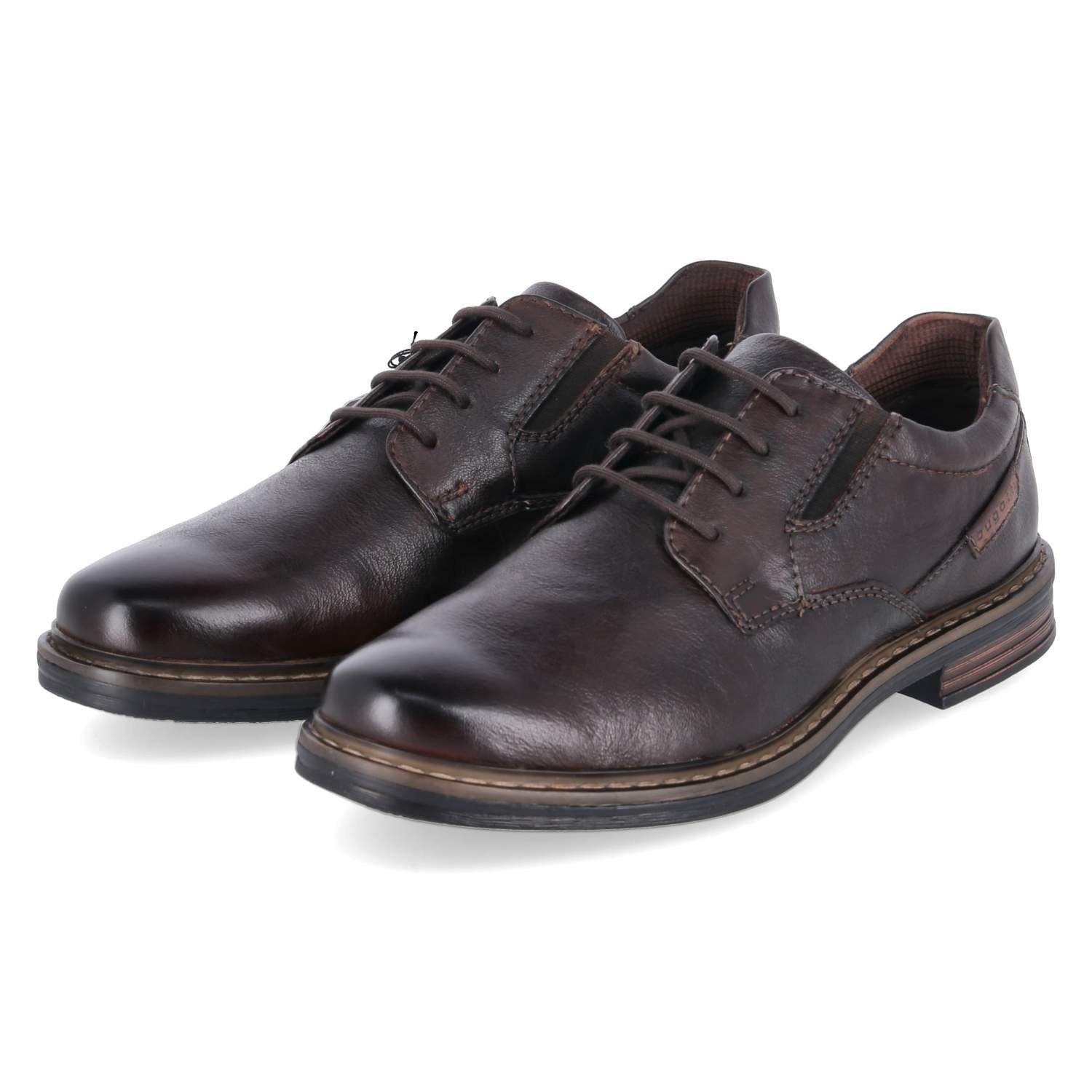 Bugatti 311AOC043500-6100 Herren Glattleder brown Schnürschuh