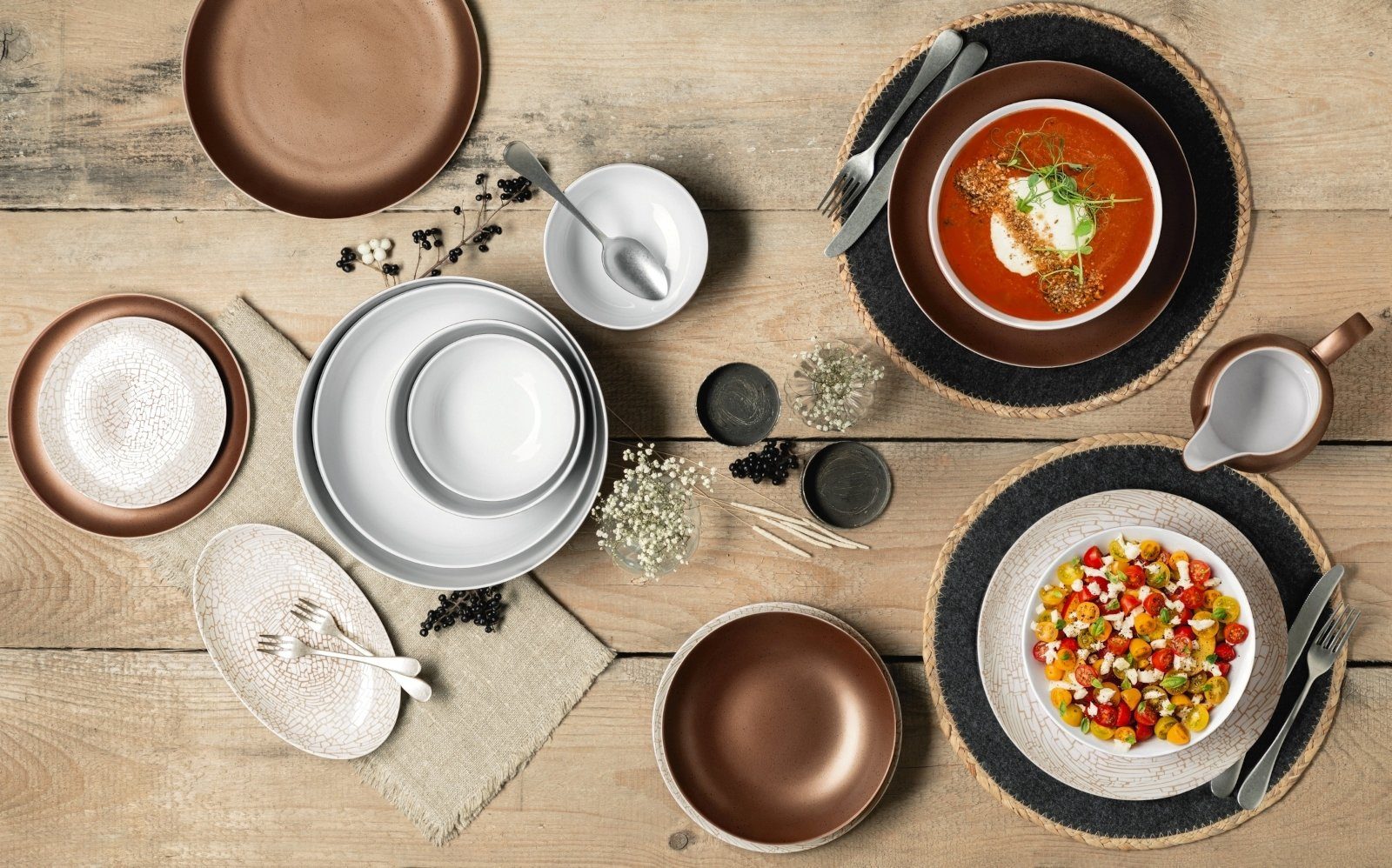 Seltmann Weiden Becher Liberty Krakelee Becher mit Henkel 0,40 l, Porzellan, Becher Krakelee Struktur