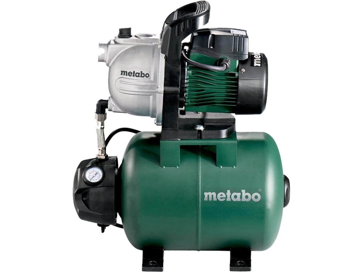 metabo Hauswasserwerk HWW 4000/25 G 4,6bar (1-tlg), Überlastschutz, 4000 l/h max. Fördermenge