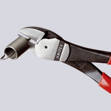 Knipex Seitenschneider Kraft-Seitenschneider atramentiert 250 mm, mit Sicherungsöse