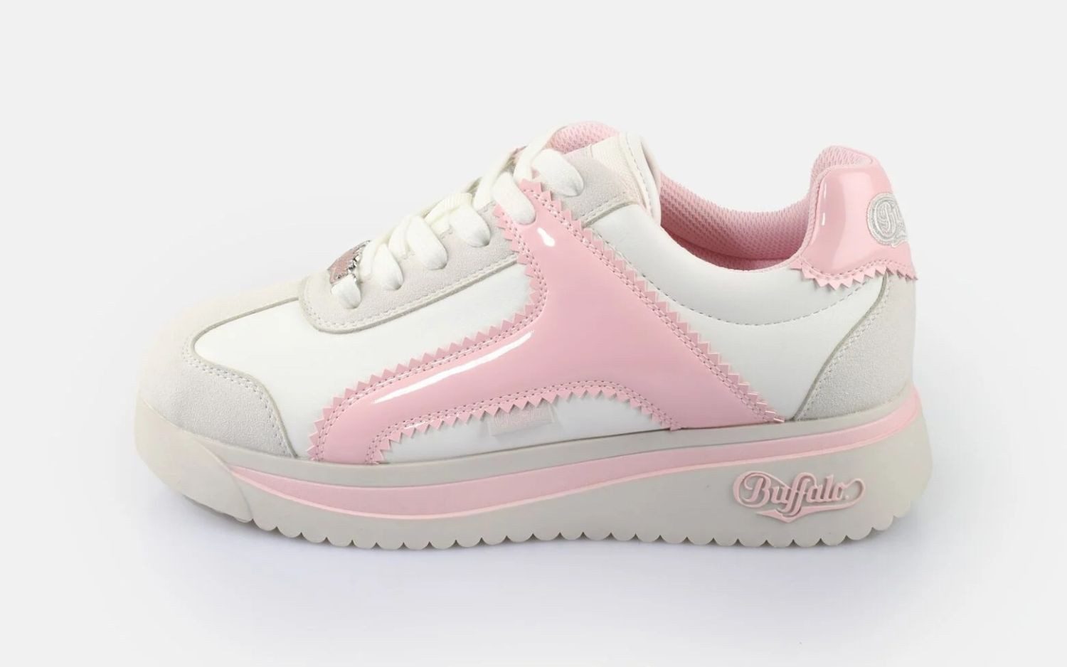 Buffalo Buffalo Sneaker Malibu /CremRosa/Weiß Sneaker günstig online kaufen