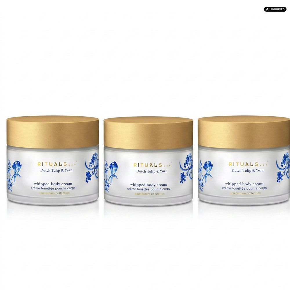 Rituals Körpercreme Rituals Amsterdam Collection Body Cream 3er Set, 1-tlg., Vorteilspack mit drei Körpercremes im Amsterdam-Duft
