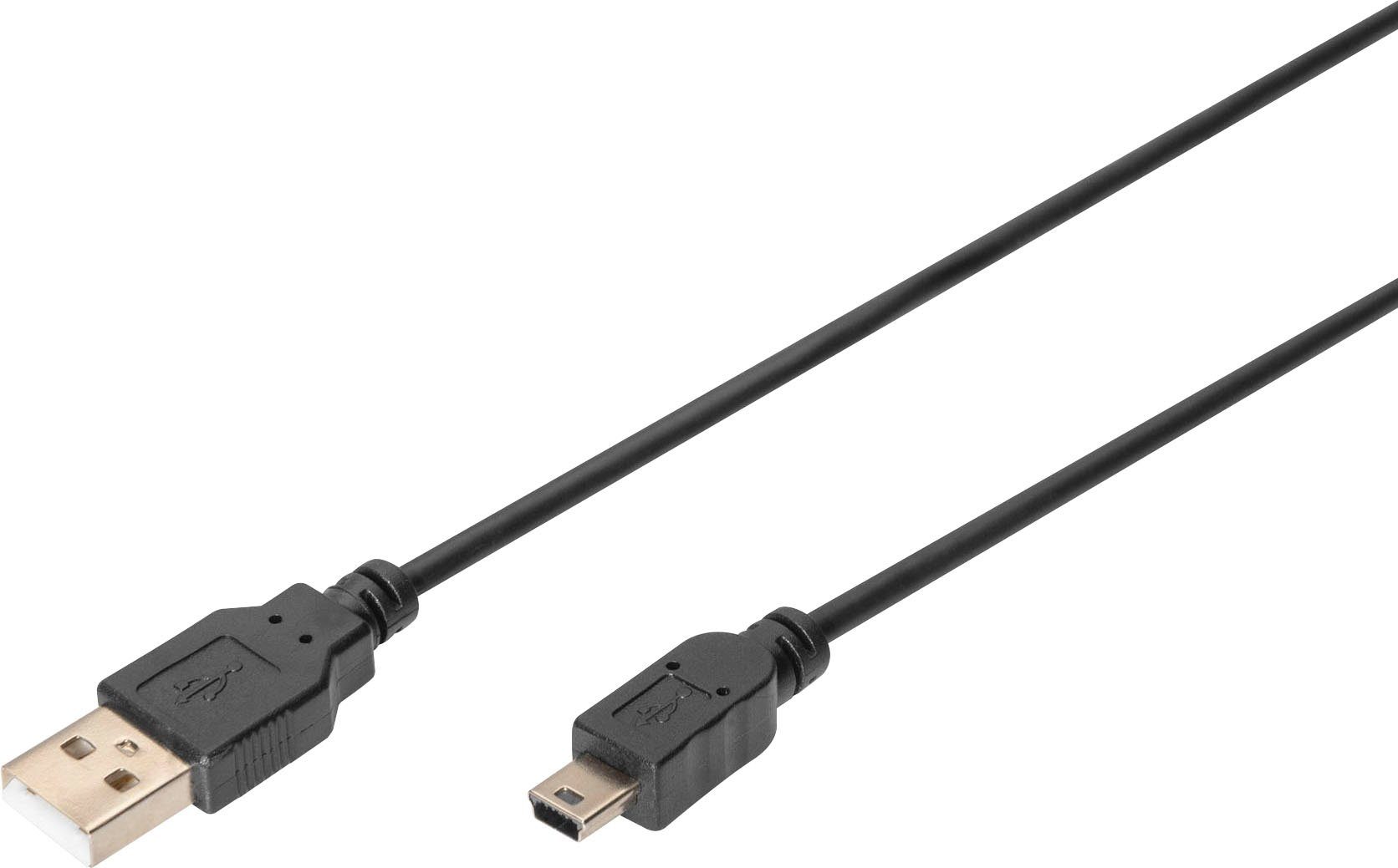 Digitus »USB 2.0-Anschlusskabel, Typ A auf Mini B« USB-Kabel, USB 2.0 Mini-B,  USB Typ A (108 cm) online kaufen | OTTO