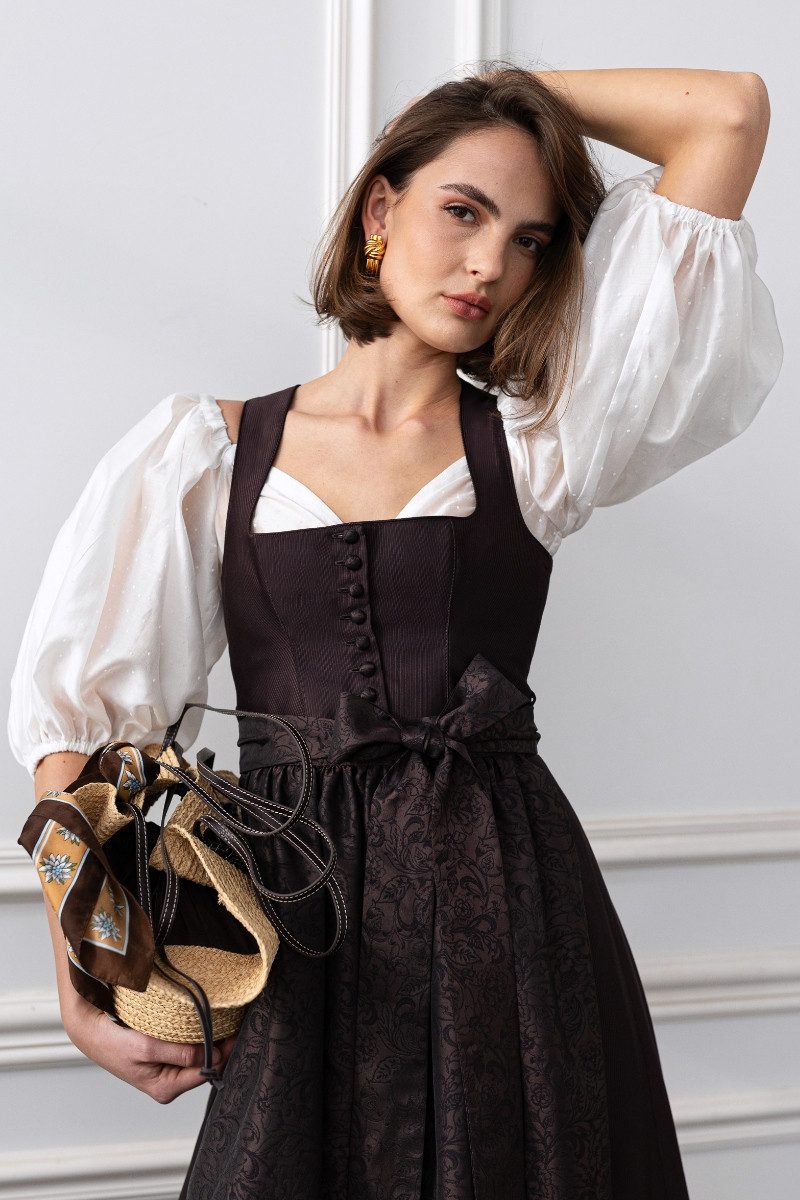 Madame Marie Dirndlbluse Dirndlbluse - THALINDRA - weiß günstig online kaufen