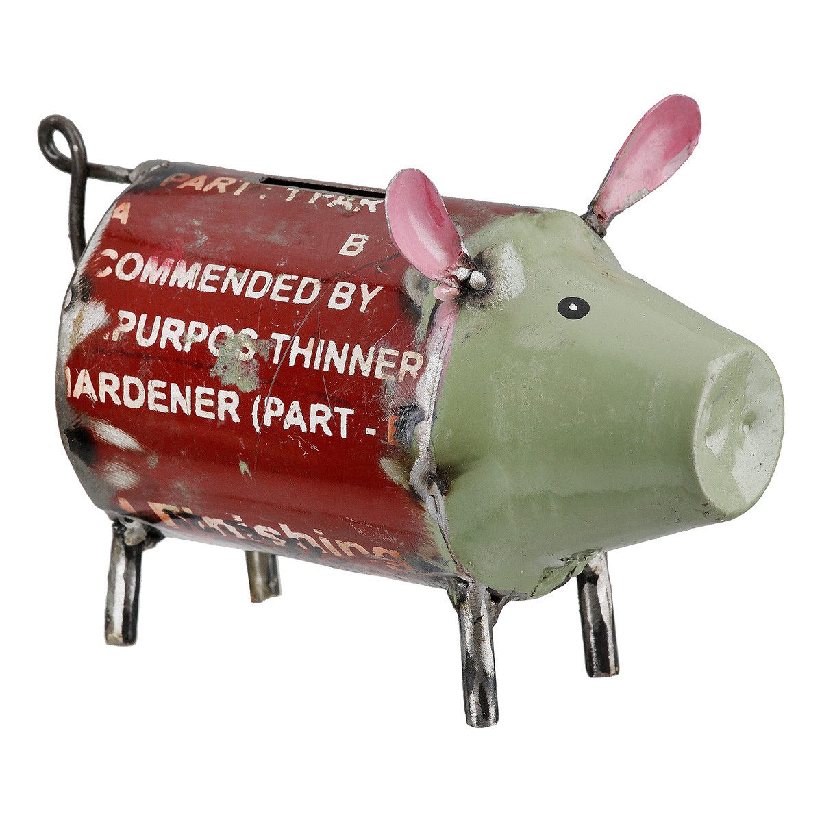 Brillibrum Spardose Tierfigur Spardose aus recyceltem Metall