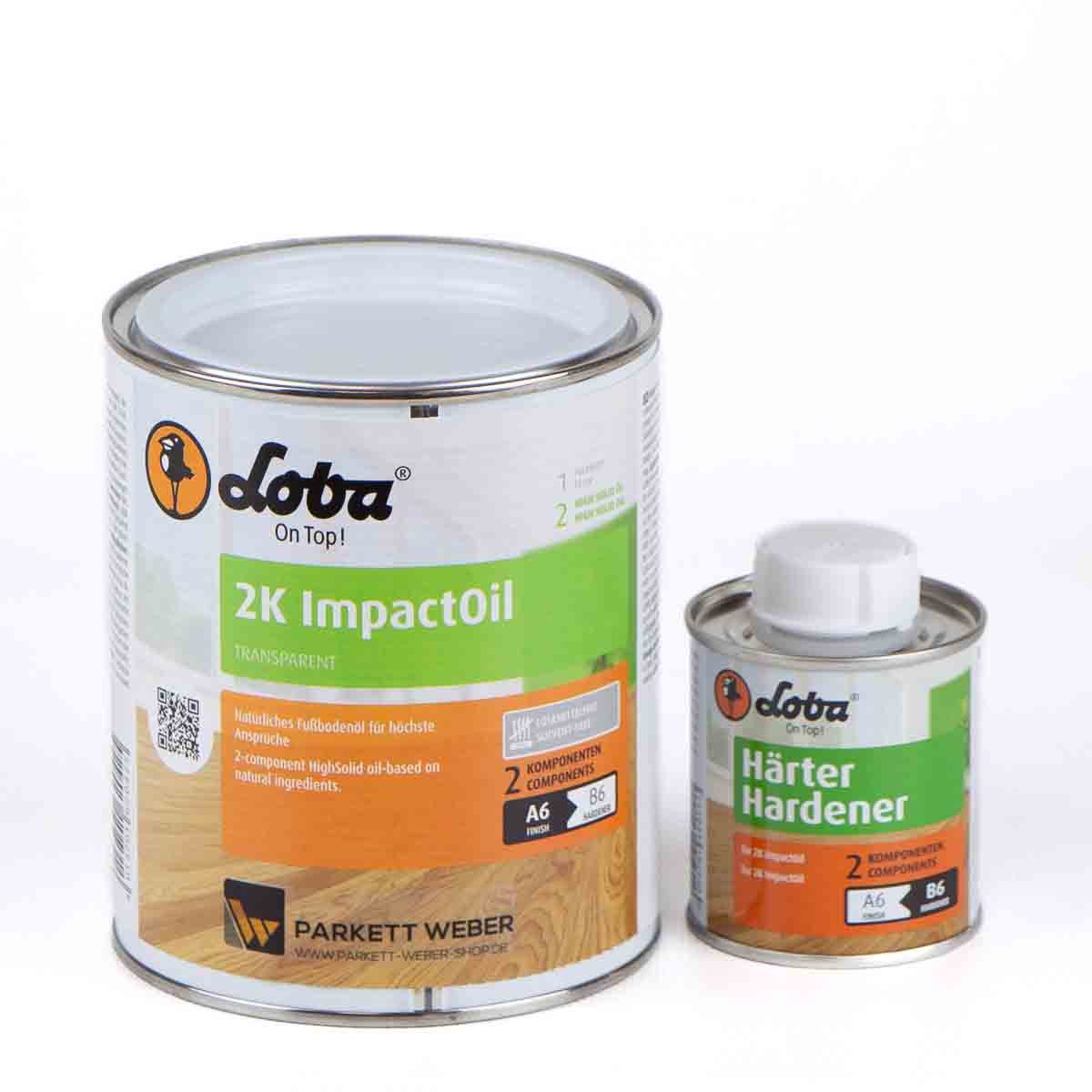 Loba Holzöl Loba ImpactOil 2K-Parkettöl 750 g