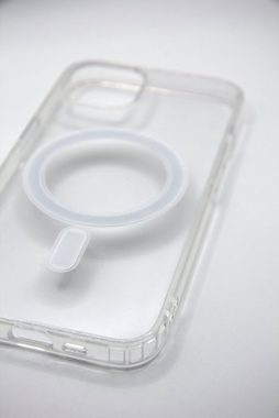 ZUKUNFTSENKEL Handyhülle iPhone 13 Clear Case Schutzhülle 6,1 Zoll, MagSafe Kabelloses Laden Magnet Ring