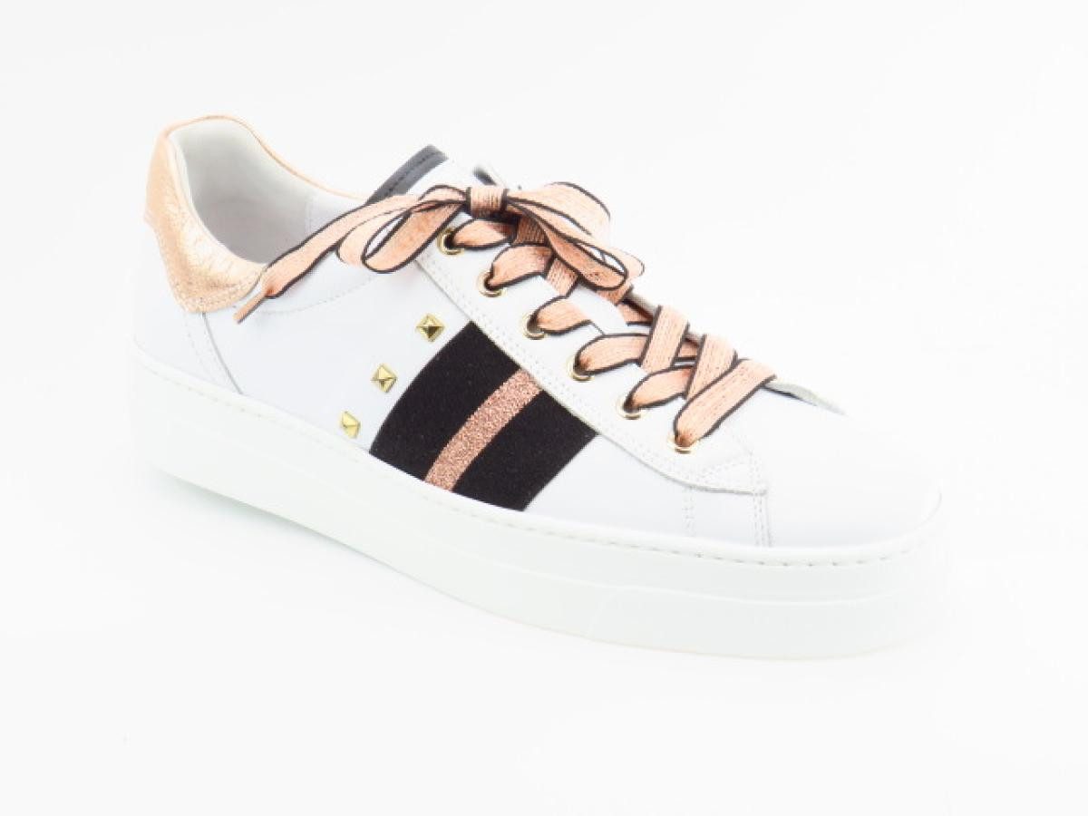 weiss schwarz rose Met. Sneaker