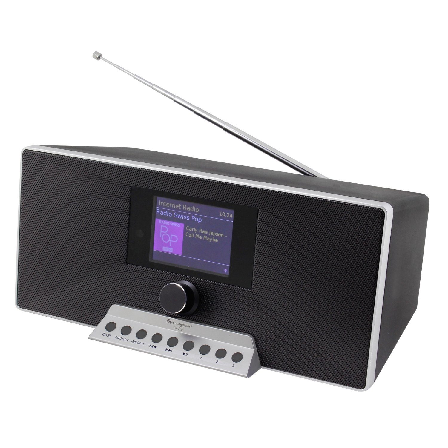 Soundmaster IR3500SW Internetradio DAB+ Bluetooth Spotify UNDOK Appsteuerung Internet-Radio (Internet, DAB+, UKW-RDS, 16 W, Internetradio, Bluetoothempfang, Digitalradio, USB, DAB)